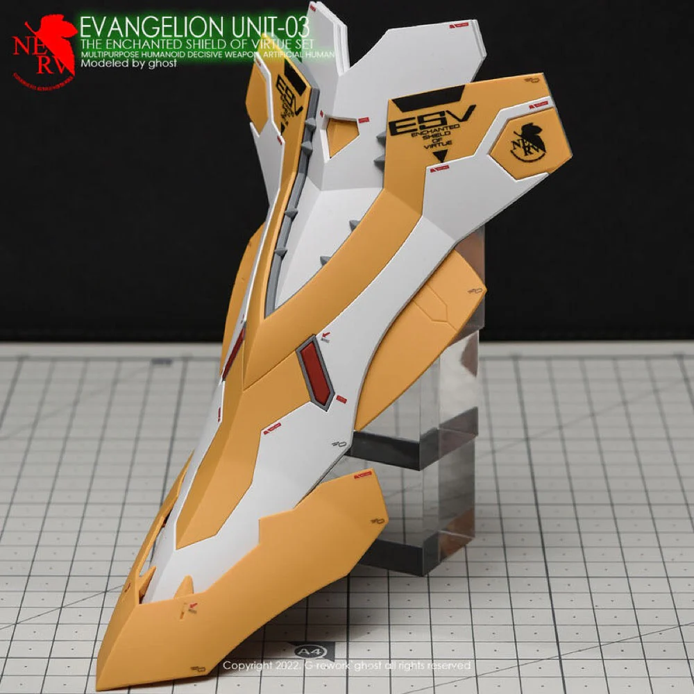 G-Rework CD-RG-E3 Premium Decal for RG Evangelion 03 Shild Set - Image 5
