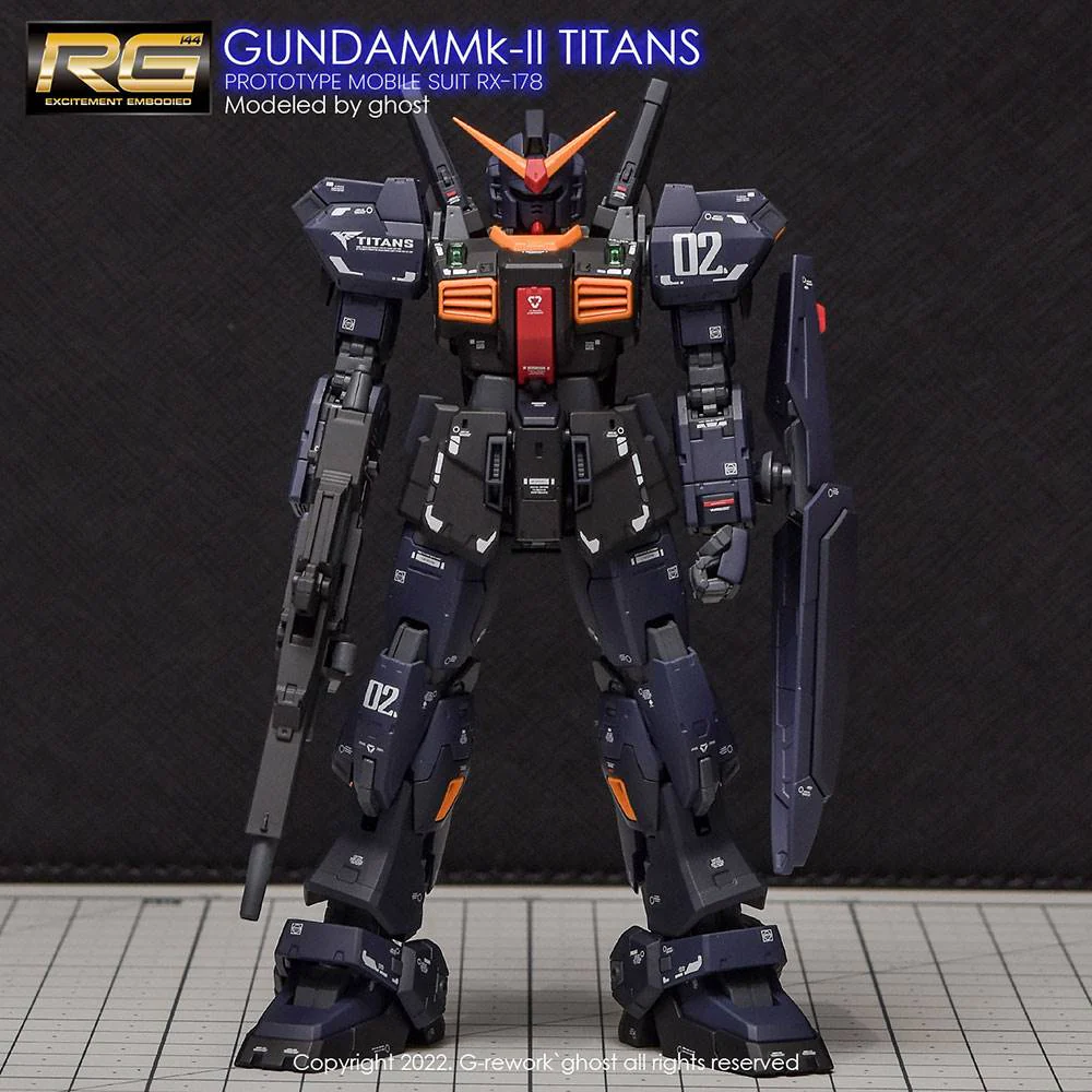 G-Rework CD-RG07 Premium Decal for RG Rx-178 Mk-II Gundam Titans - Image 3
