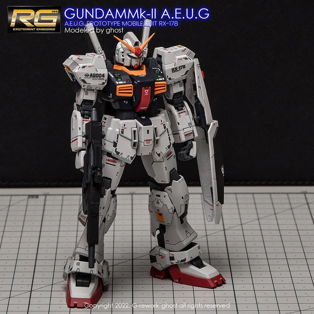 G-Rework CD-RG08 Premium Decal for RG Rx-178 Mk-II Gundam Aeug - Image 4