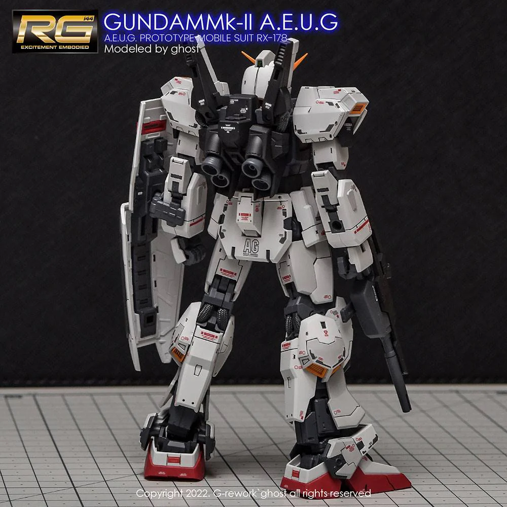 G-Rework CD-RG08 Premium Decal for RG Rx-178 Mk-II Gundam Aeug - Image 5