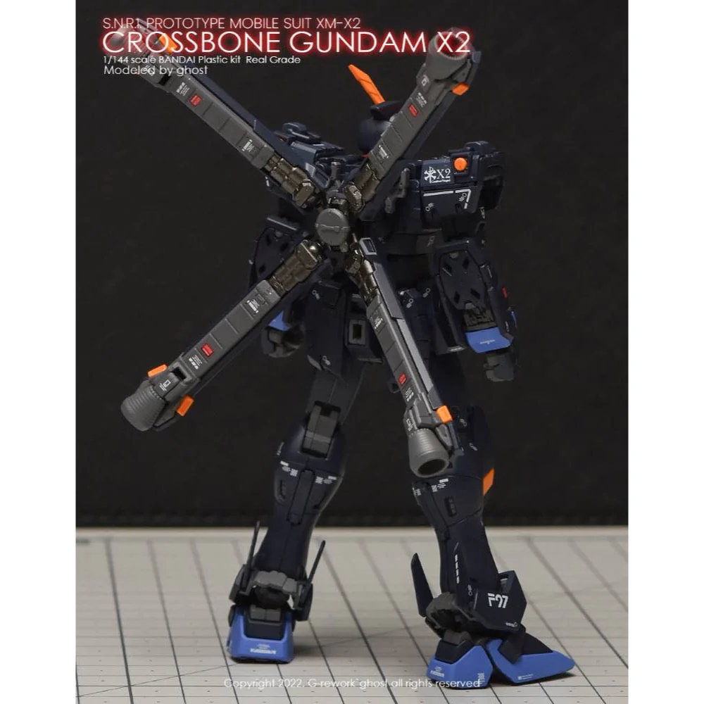 G-Rework CD-RG31-X2 Premium Decal for RG Crossbone Gundam X2 - Image 5