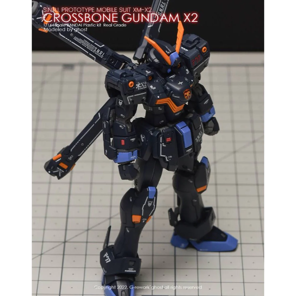 G-Rework CD-RG31-X2 Premium Decal for RG Crossbone Gundam X2 - Image 7