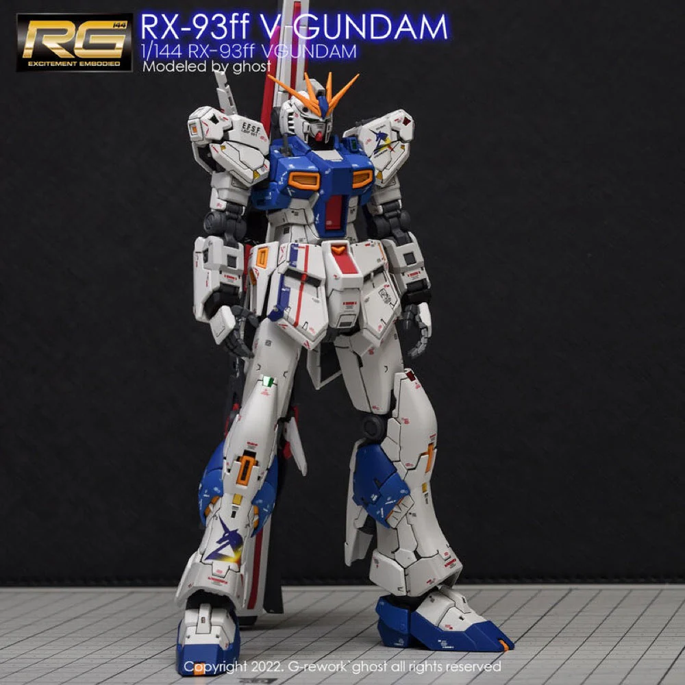 G-Rework CD-RG32-FF Premium Decal for RG Rx-93Ff V Gundam - Image 5