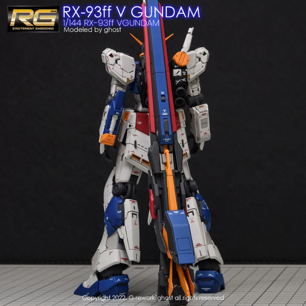 G-Rework CD-RG32-FF Premium Decal for RG Rx-93Ff V Gundam - Image 7
