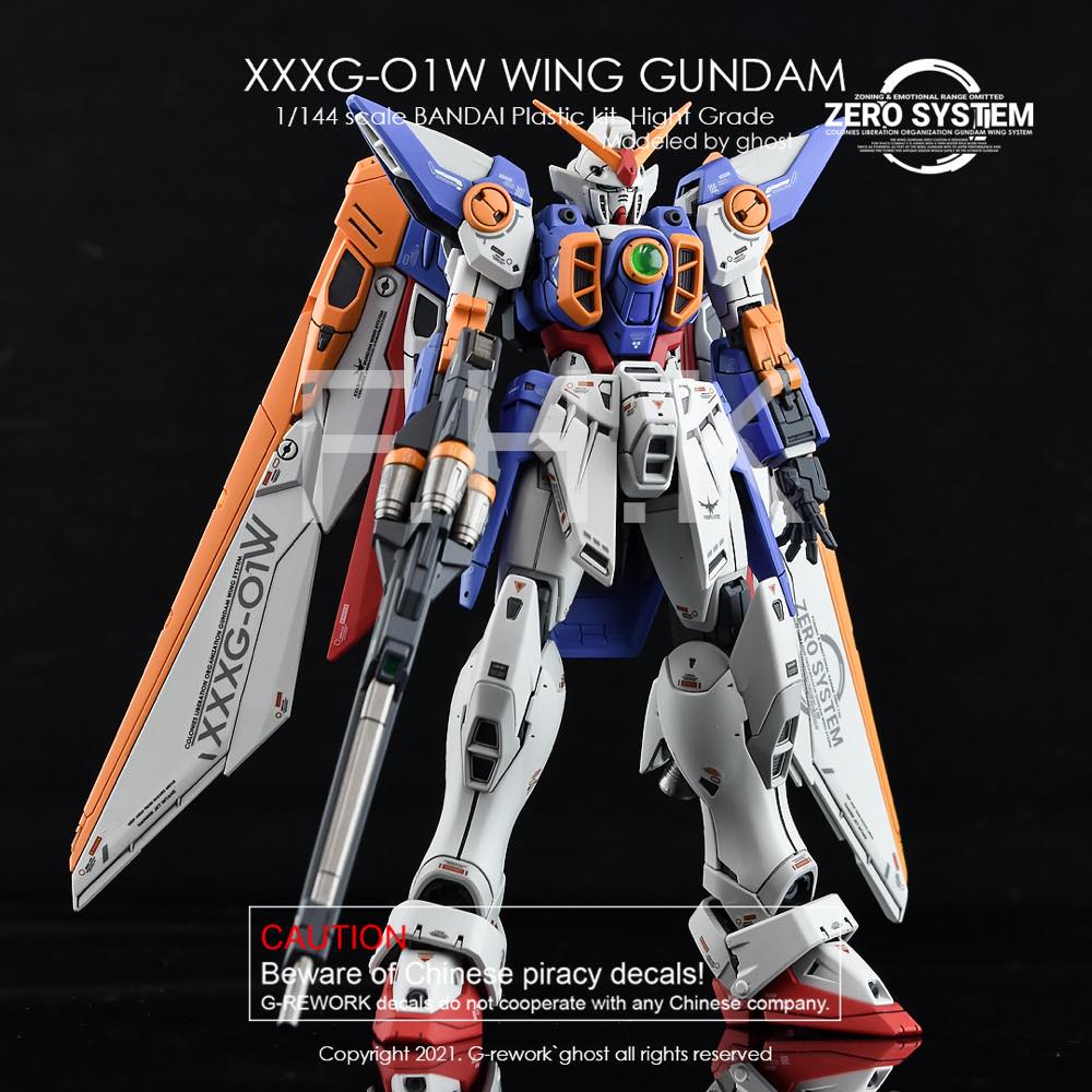 G-Rework CD-RG35 Premium Decal for RG Wing Gundam Tv.Ver - Image 3