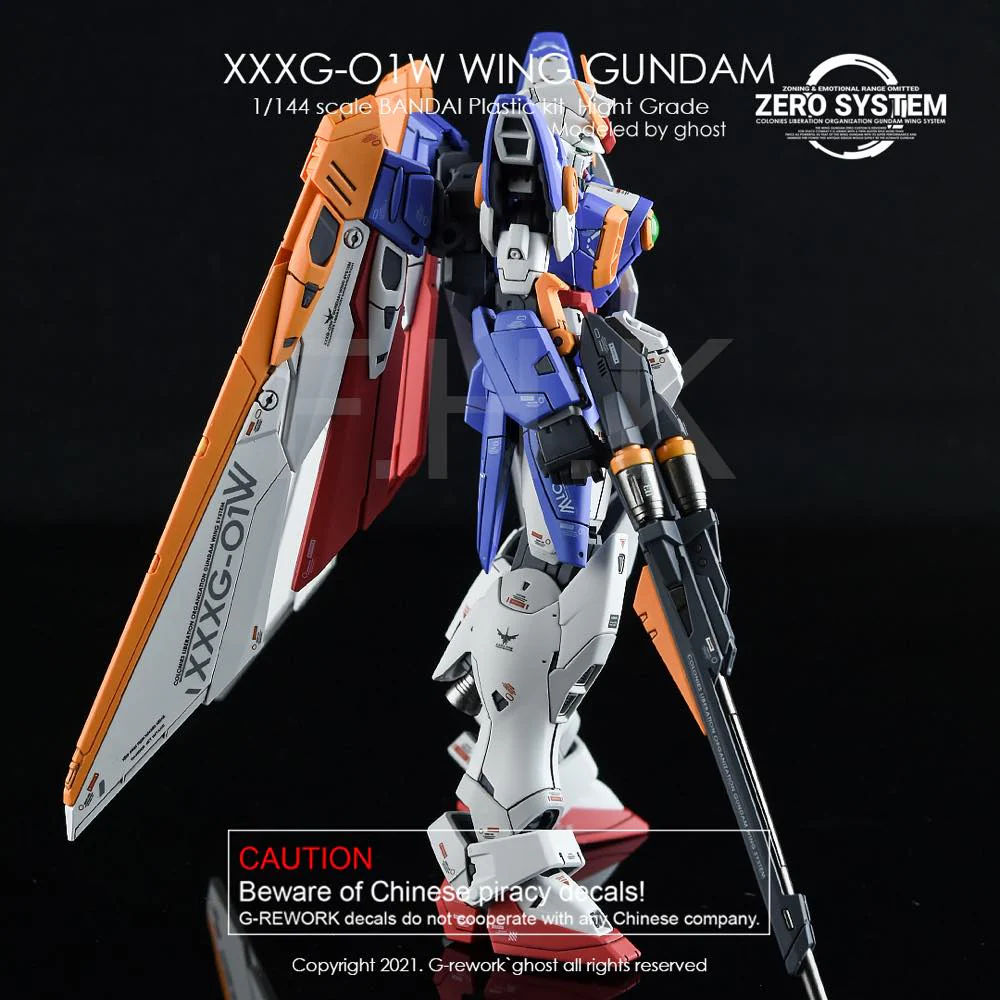 G-Rework CD-RG35 Premium Decal for RG Wing Gundam Tv.Ver - Image 6