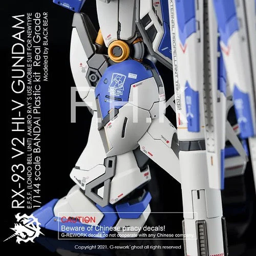 G-Rework CD-RG36 Premium Decal for RG Hi-V Gundam - Image 10