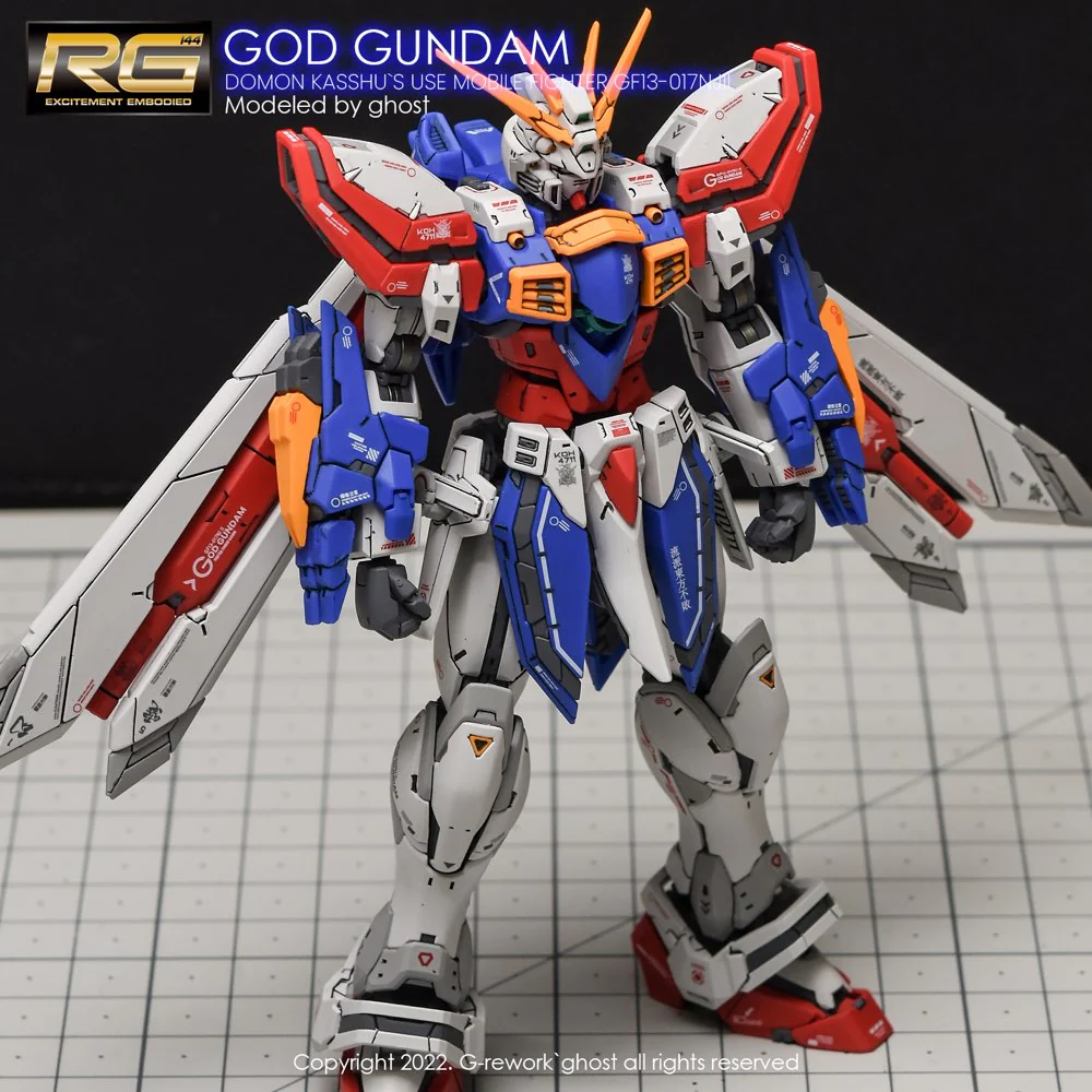 G-Rework CD-RG37 Premium Decal for RG God Gundam - Image 13