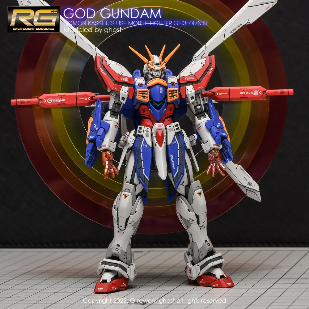 G-Rework CD-RG37 Premium Decal for RG God Gundam - Image 3