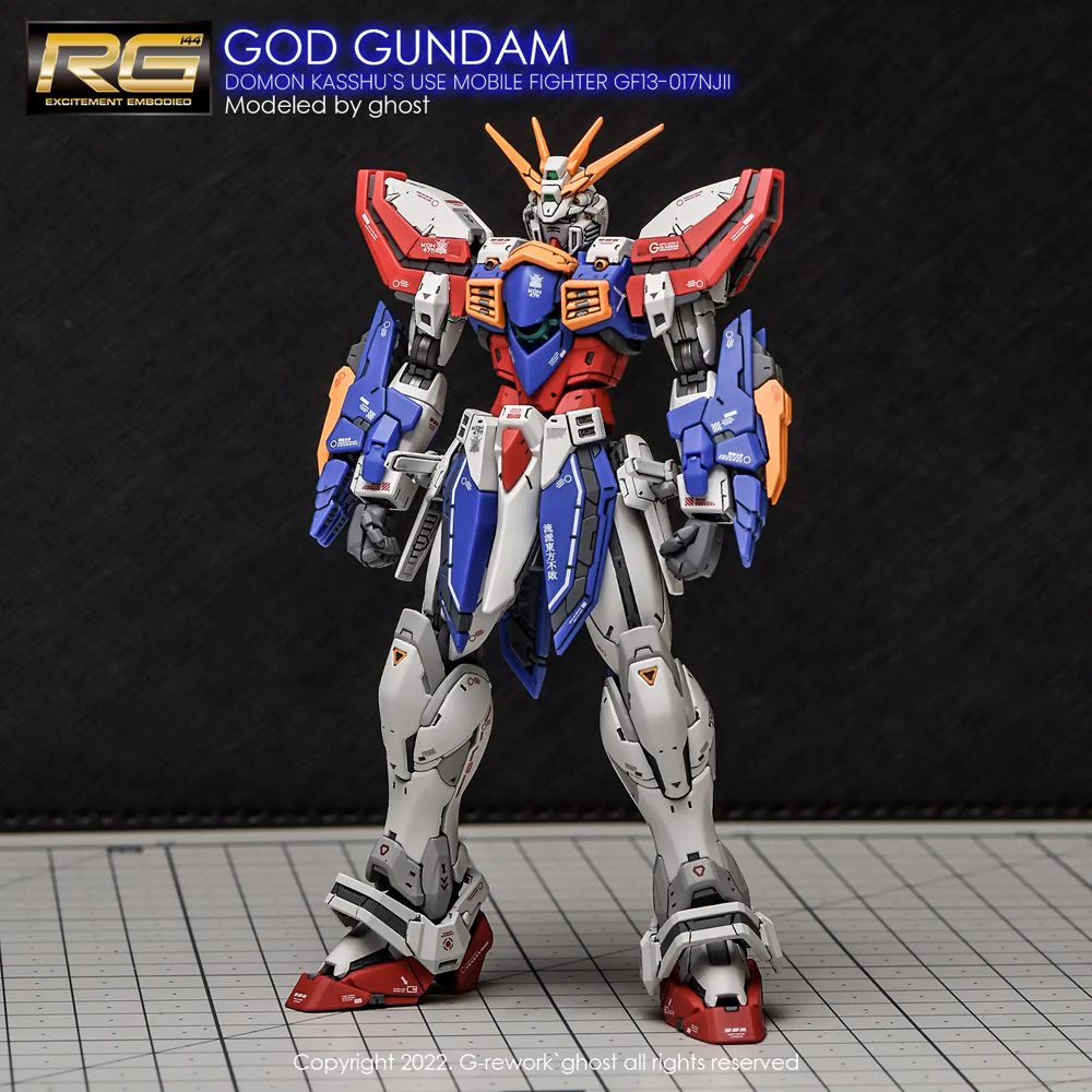 G-Rework CD-RG37 Premium Decal for RG God Gundam - Image 5