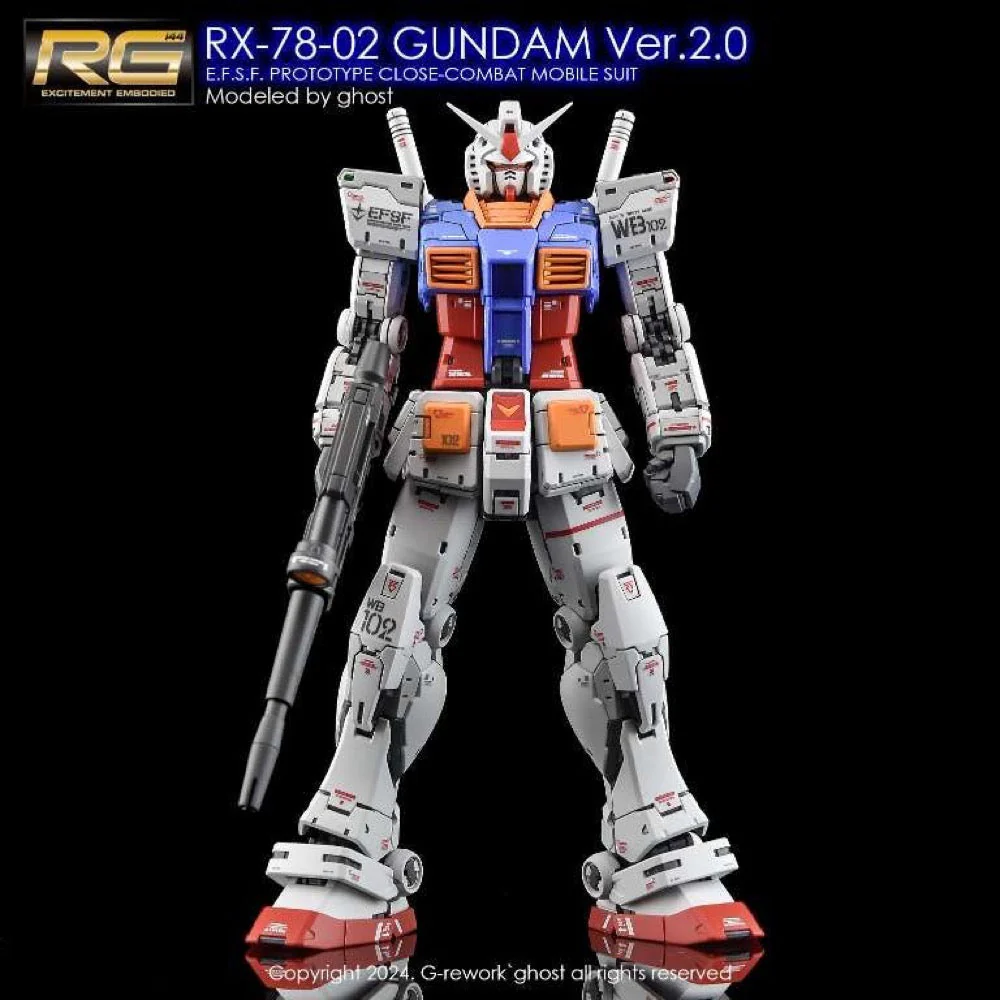 G-Rework CD-RG40 Premium Decal for RG Rx-78-2 Gundam Ver.2.0 - Image 5