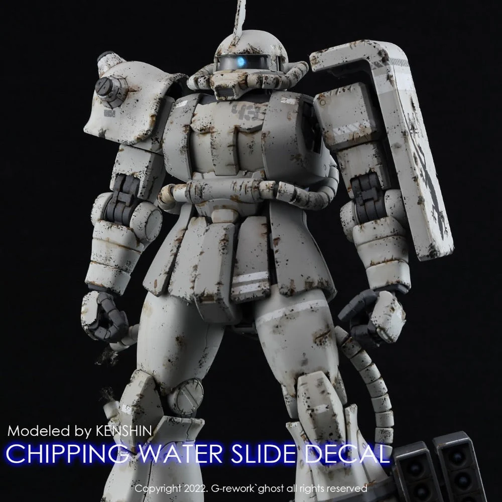 G-Rework CP-EF-01-G Premium Decal for Chipping Decal EFF 01 Gray - Image 3