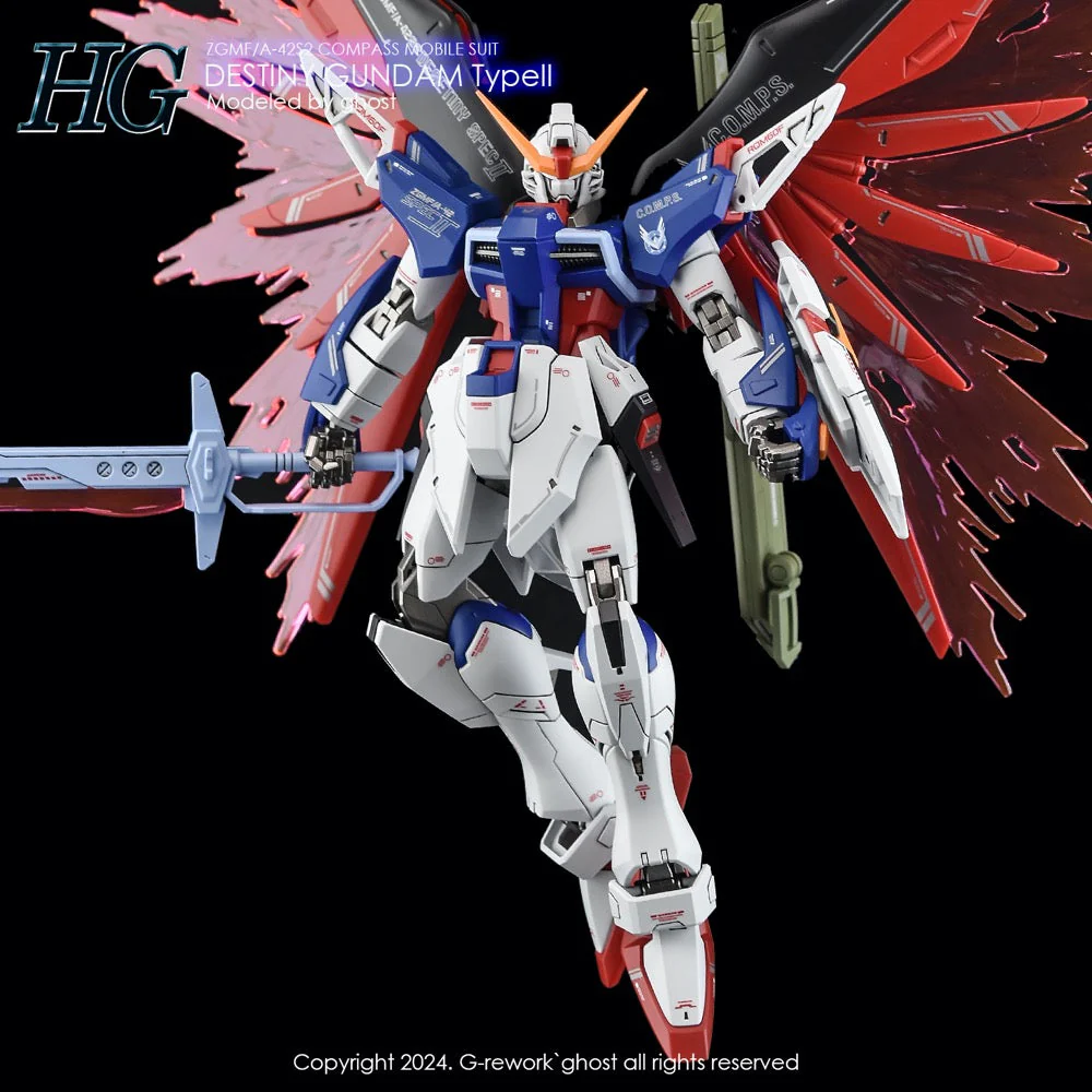 G-Rework CD-H224 Premium Decal for HG Destiny Spec 2 - Image 11