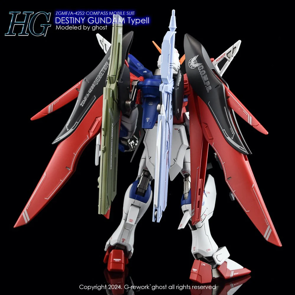 G-Rework CD-H224 Premium Decal for HG Destiny Spec 2 - Image 5