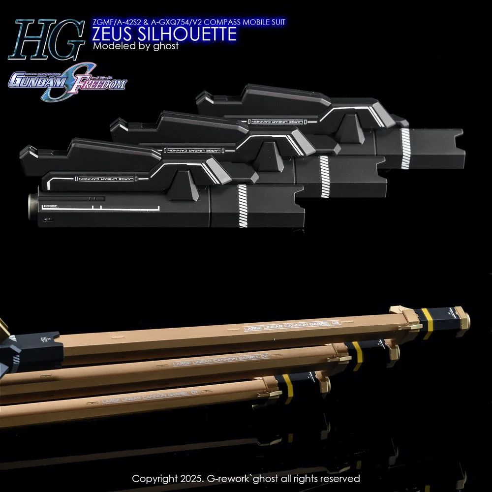 G-Rework CD-H258 Premium Decal for HG Zeus Silhouette - Image 19