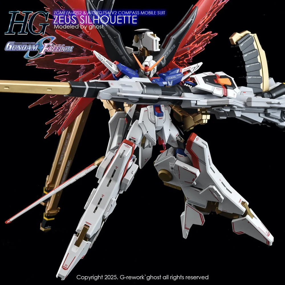 G-Rework CD-H258 Premium Decal for HG Zeus Silhouette - Image 22