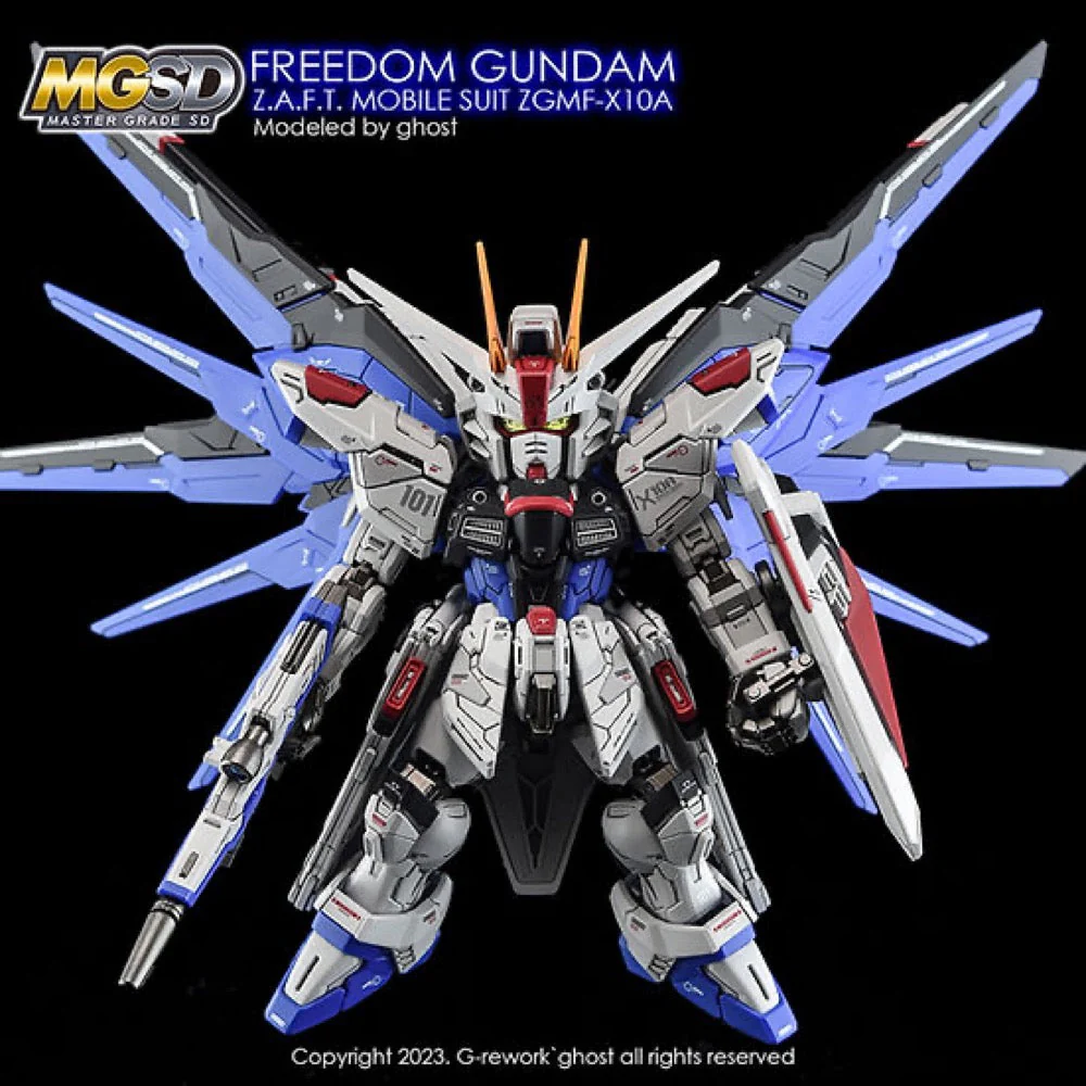 G-Rework CD-MS01 Premium Decal for MGSD Freedom Gundam - Image 10