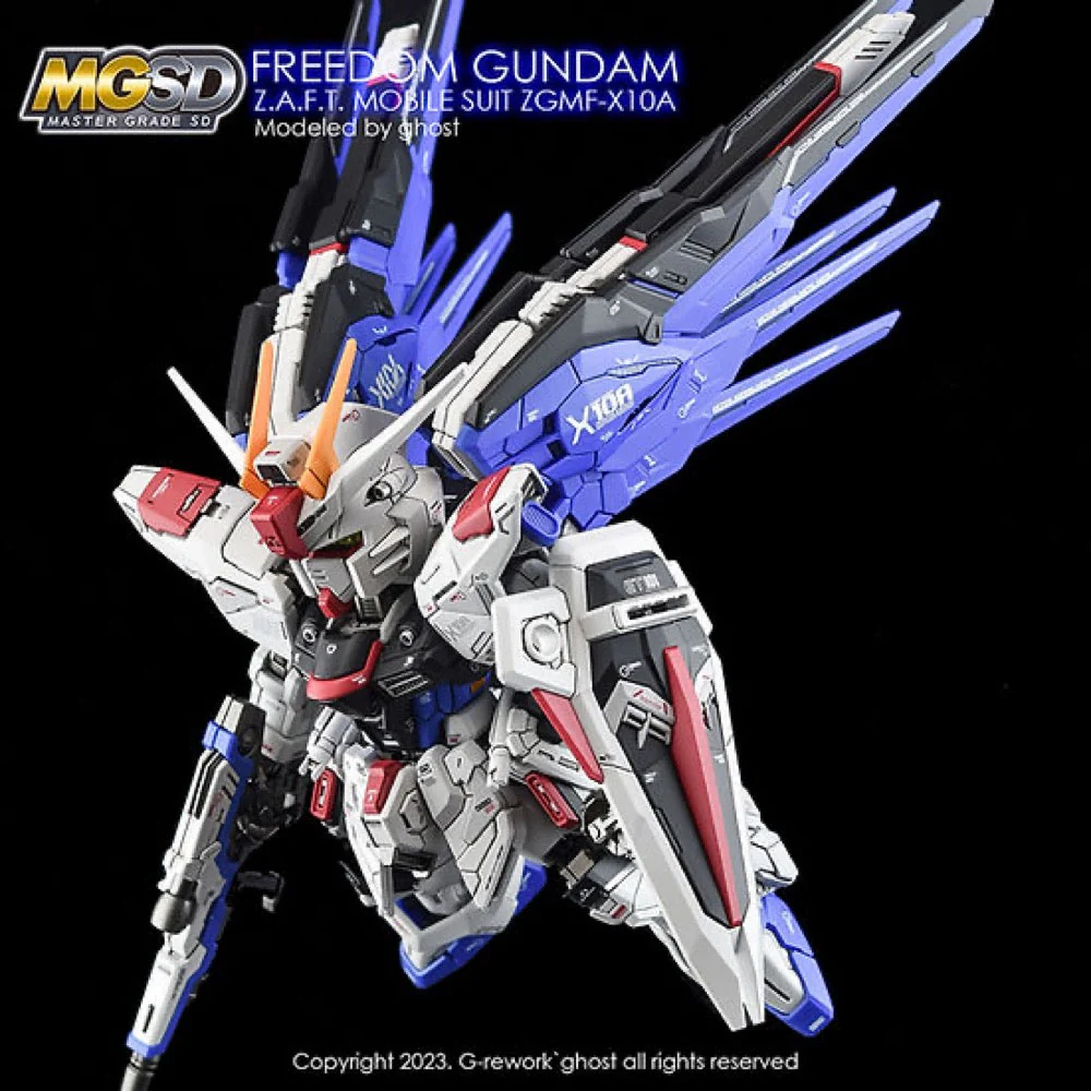 G-Rework CD-MS01 Premium Decal for MGSD Freedom Gundam - Image 11