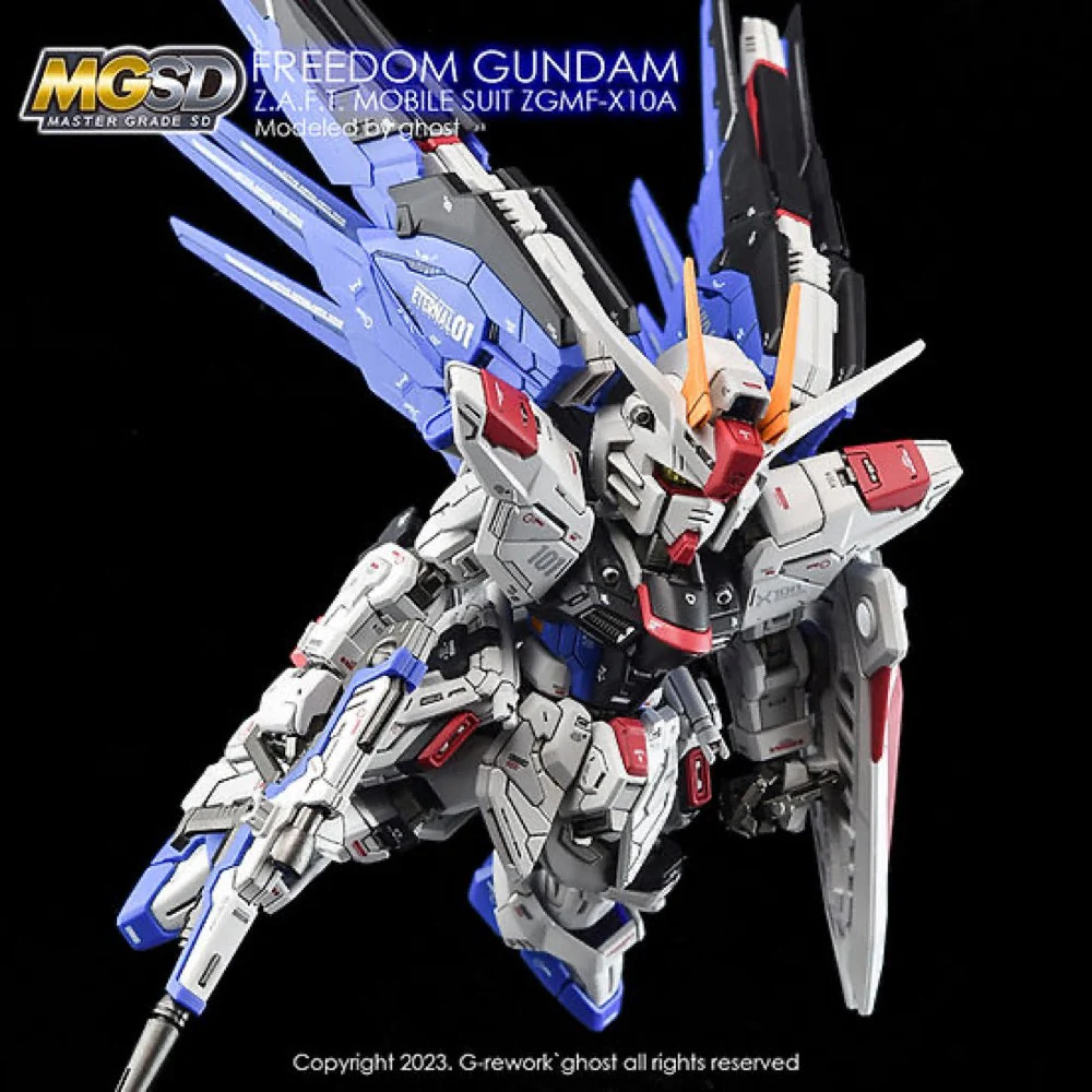 G-Rework CD-MS01 Premium Decal for MGSD Freedom Gundam - Image 12