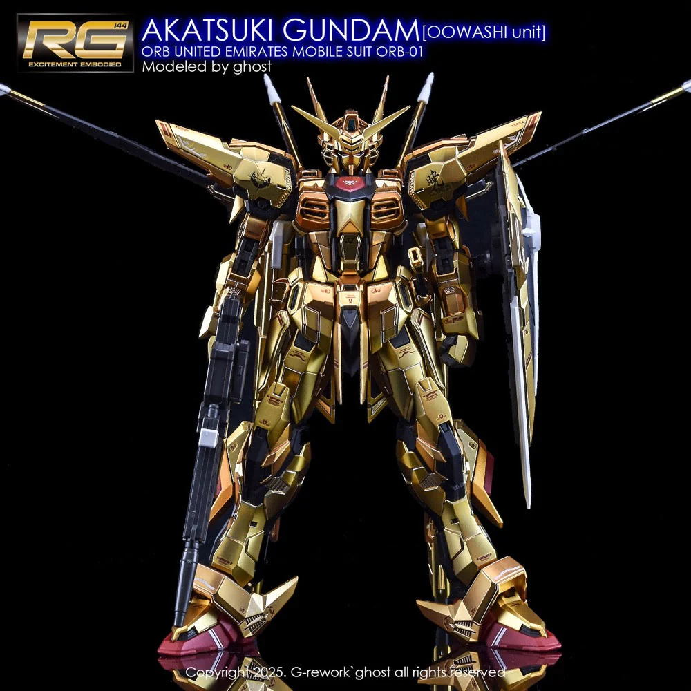 G-Rework CD-RG41 Premium Decal for RG Akatsuki Oowashi - Image 10