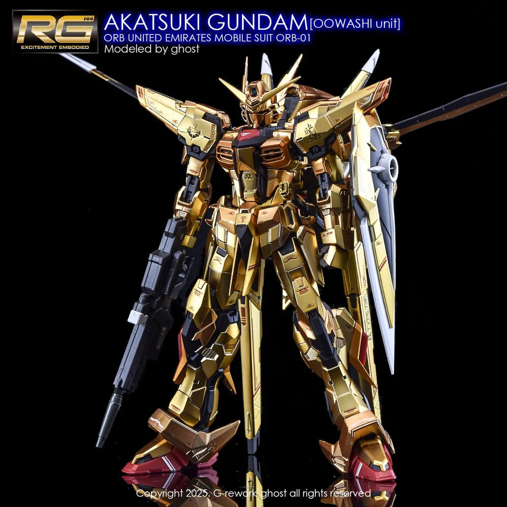 G-Rework CD-RG41 Premium Decal for RG Akatsuki Oowashi - Image 11