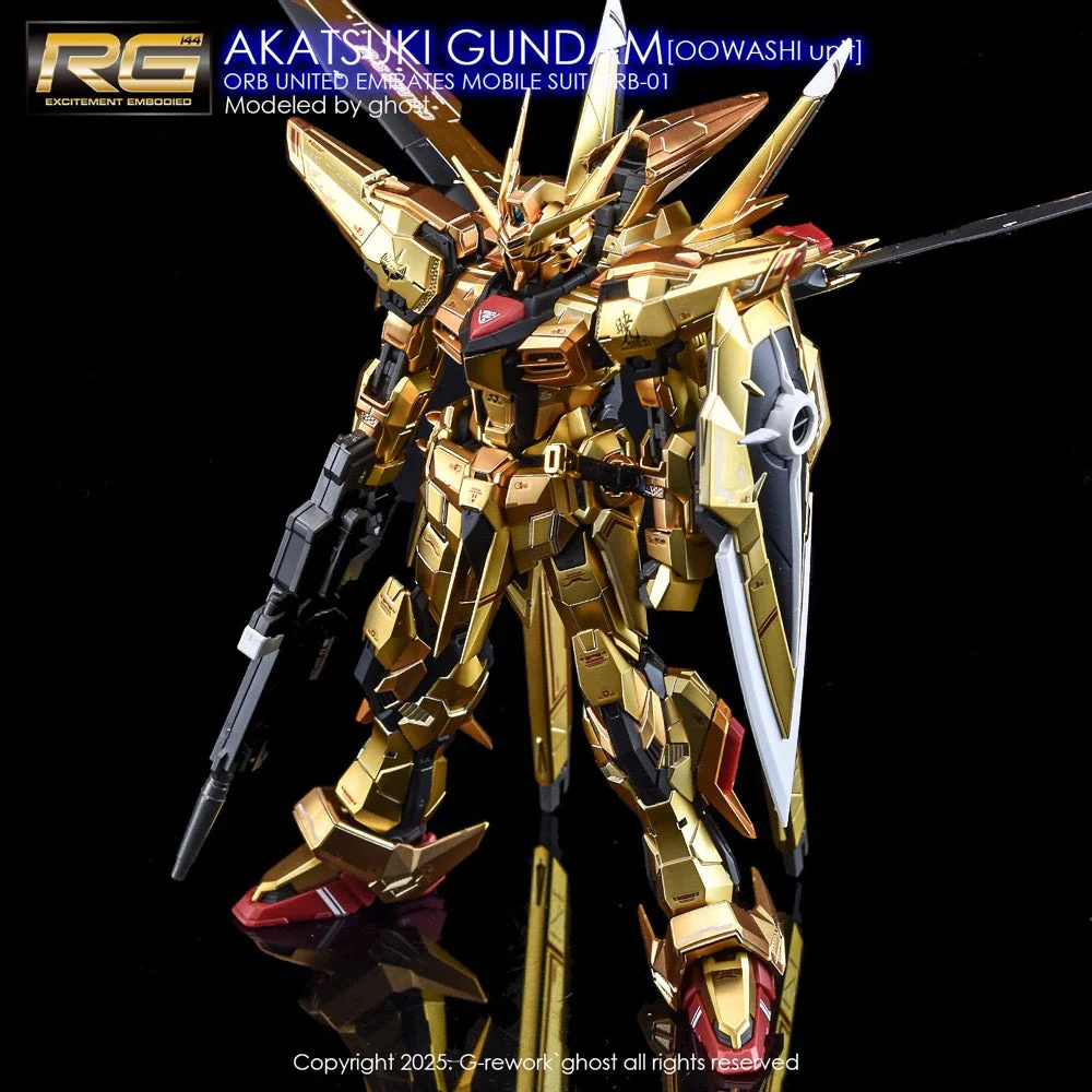 G-Rework CD-RG41 Premium Decal for RG Akatsuki Oowashi - Image 12