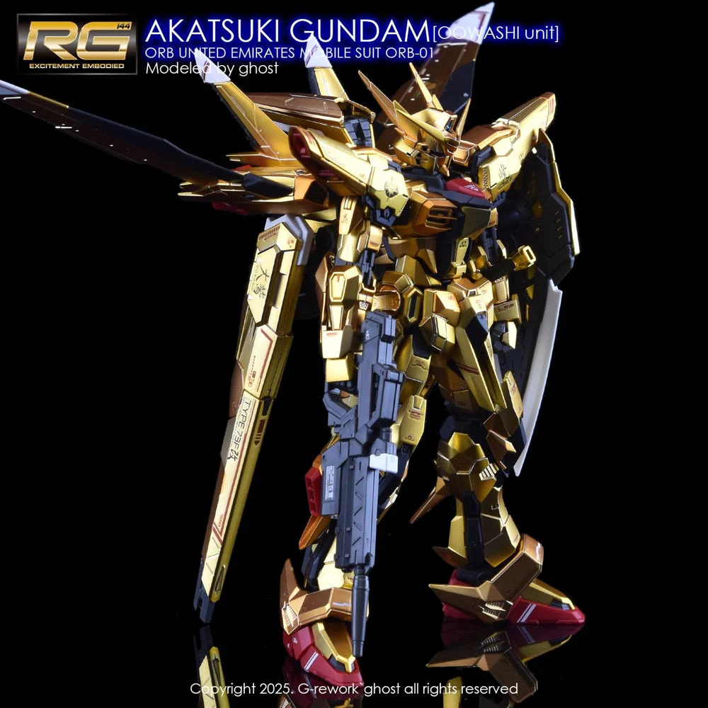 G-Rework CD-RG41 Premium Decal for RG Akatsuki Oowashi - Image 13