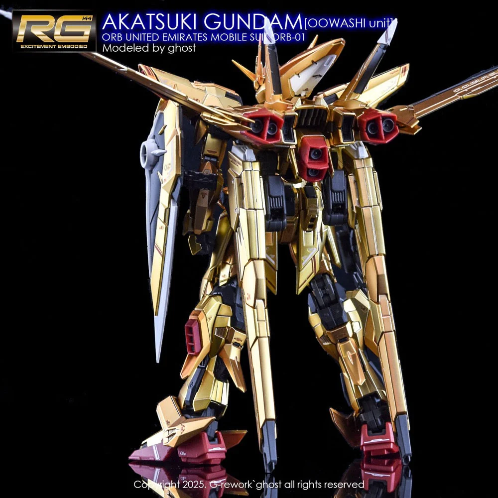 G-Rework CD-RG41 Premium Decal for RG Akatsuki Oowashi - Image 14