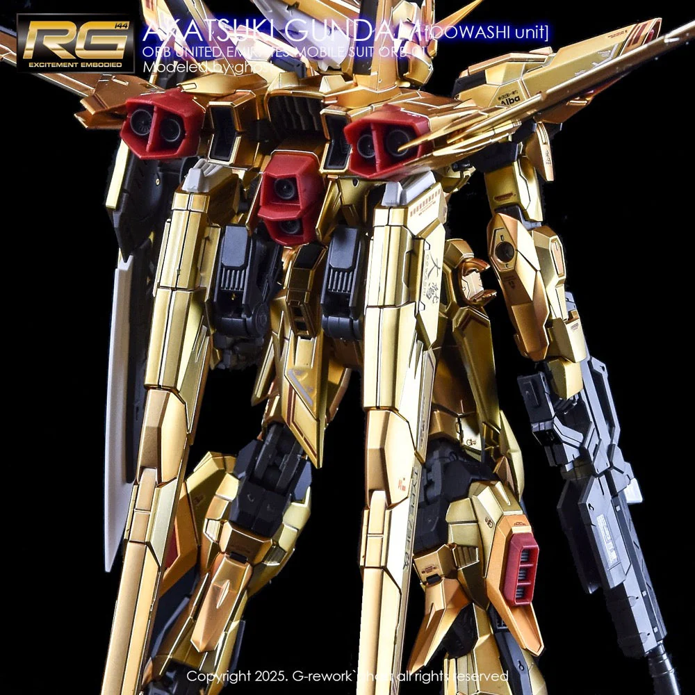 G-Rework CD-RG41 Premium Decal for RG Akatsuki Oowashi - Image 15