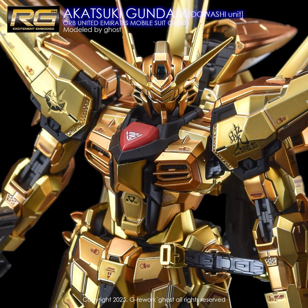 G-Rework CD-RG41 Premium Decal for RG Akatsuki Oowashi - Image 17