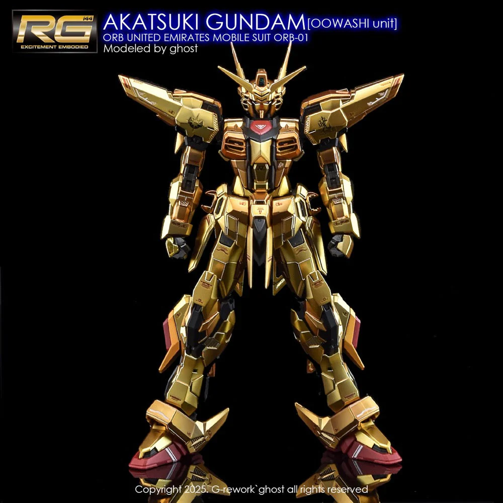 G-Rework CD-RG41 Premium Decal for RG Akatsuki Oowashi - Image 4