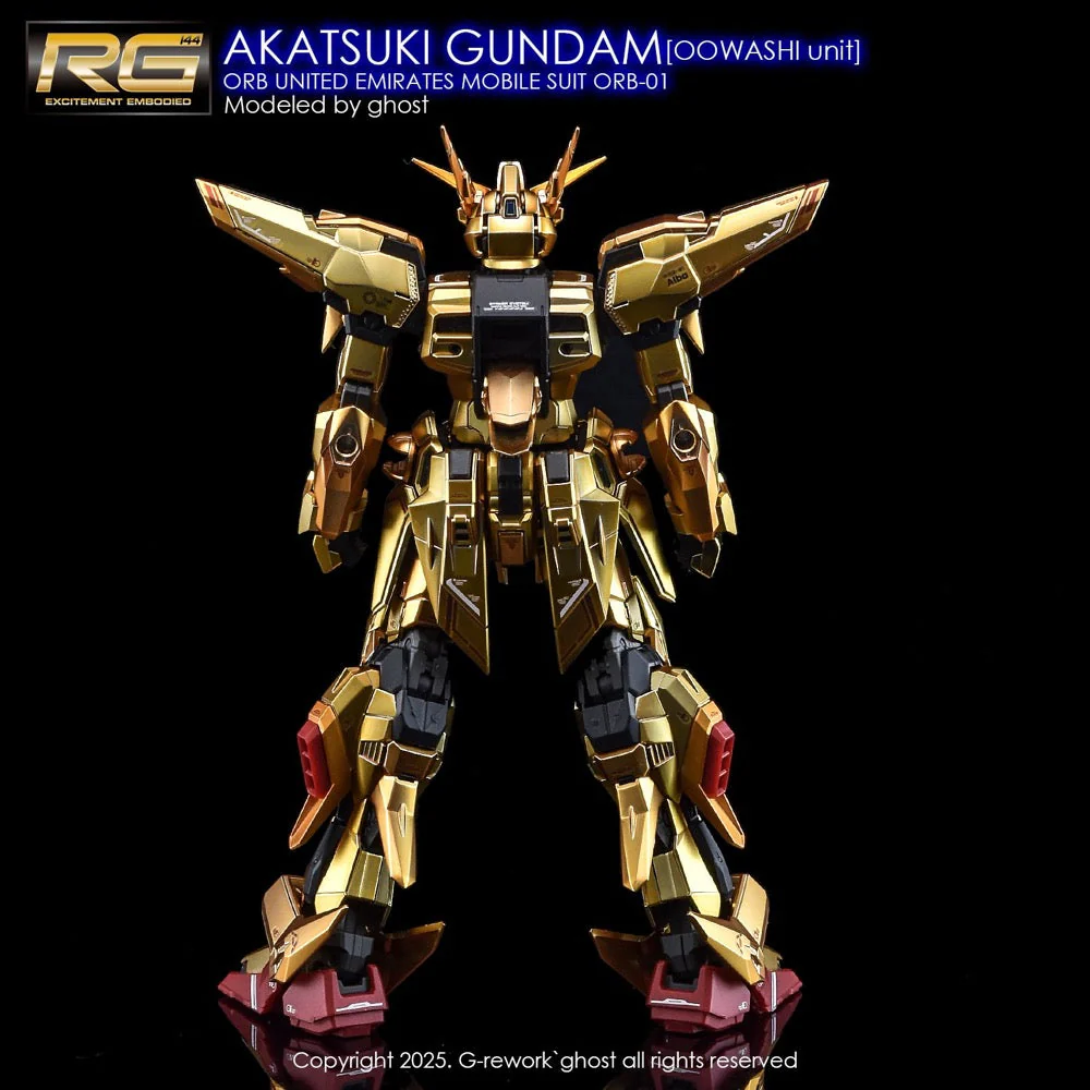 G-Rework CD-RG41 Premium Decal for RG Akatsuki Oowashi - Image 5