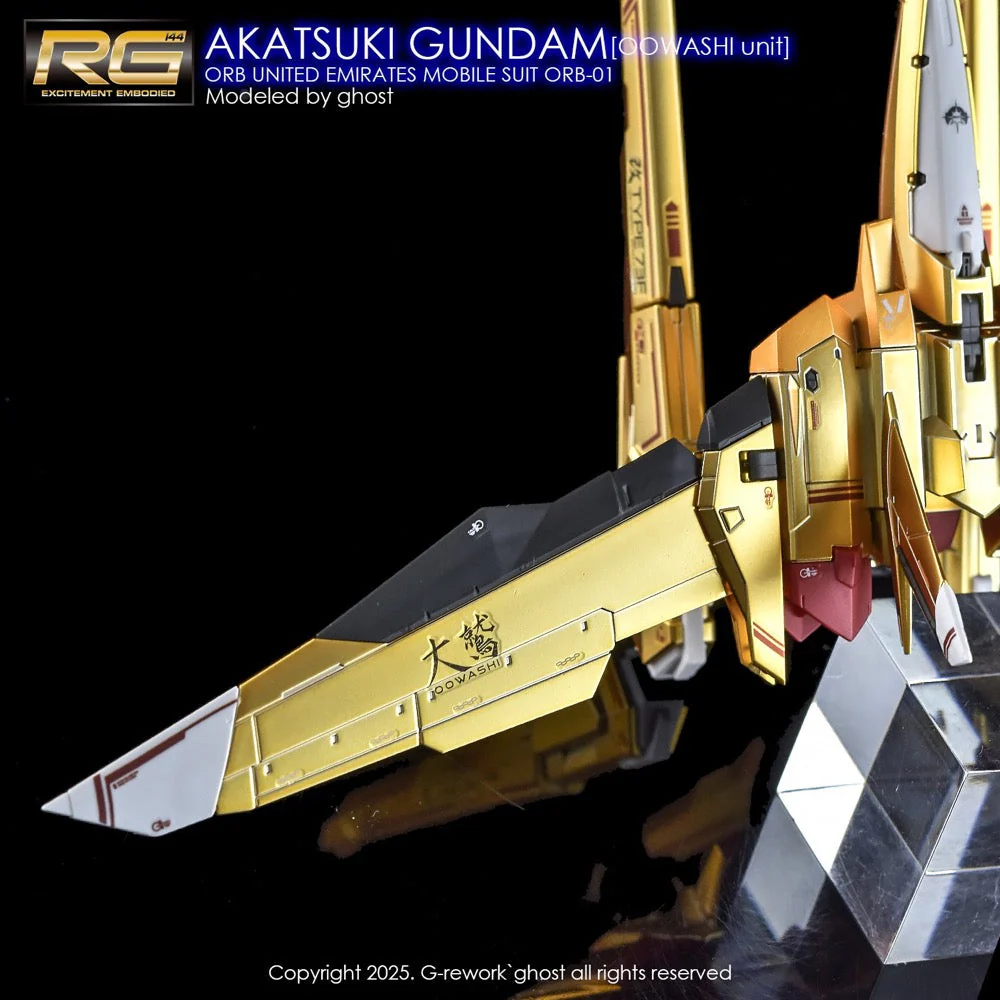 G-Rework CD-RG41 Premium Decal for RG Akatsuki Oowashi - Image 8