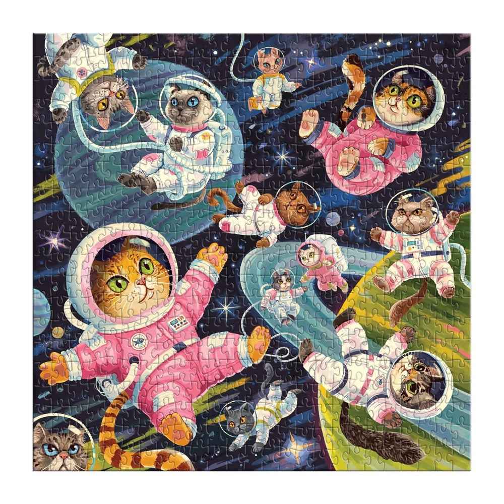 Galison A Space Meowdyssey 500pc Jigsaw Puzzle - Image 3