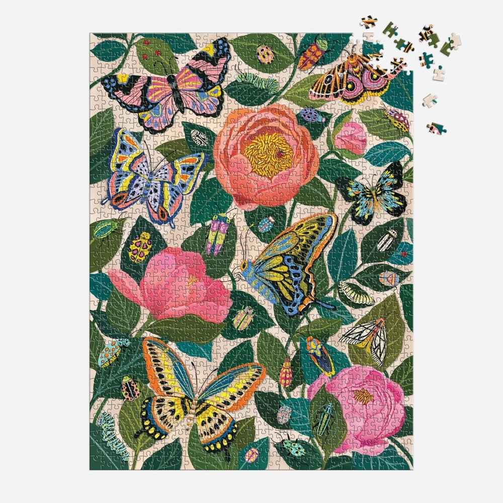 Galison Between the Blooms Foil 1000pc Jigsaw Puzzle - Image 4