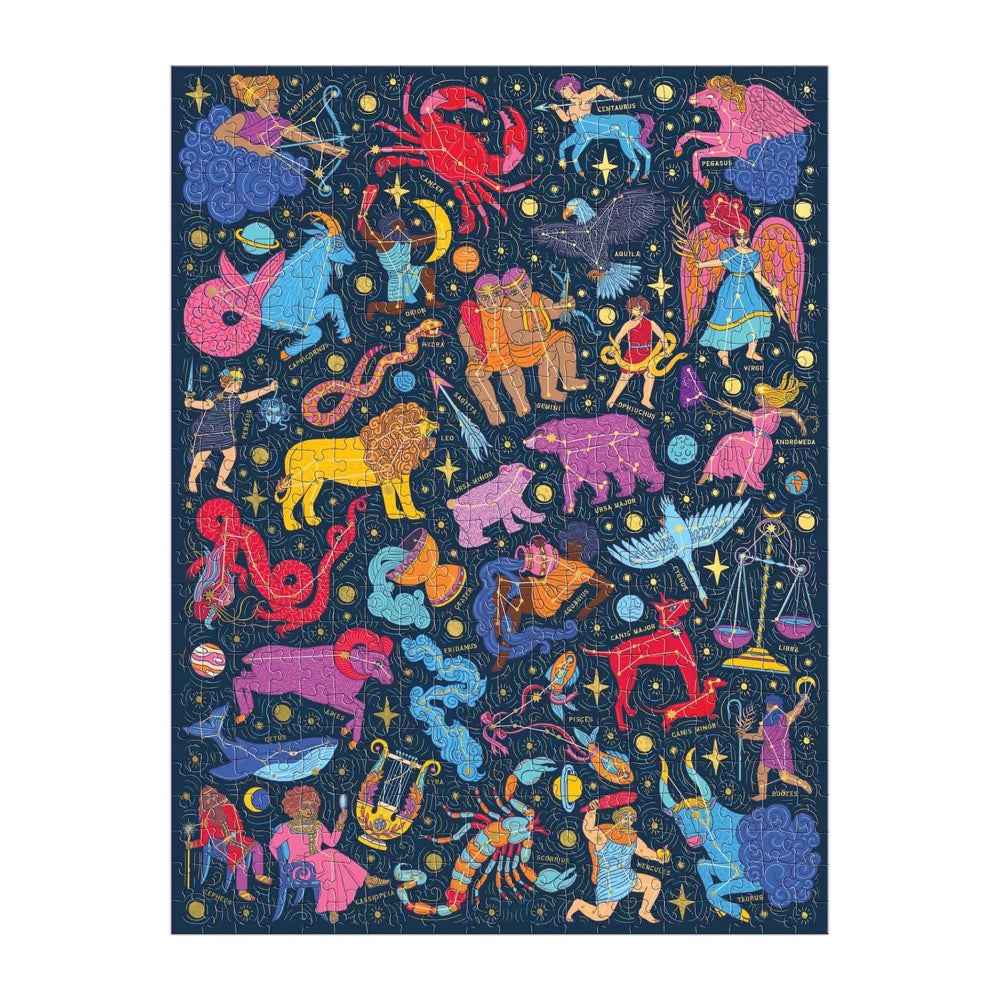 Galison Constellations 101 Stargazing Book 500pc Jigsaw Puzzle - Image 5