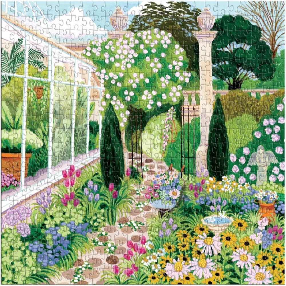 Galison Evergreen Gardens 500pc Jigsaw Puzzle - Image 2