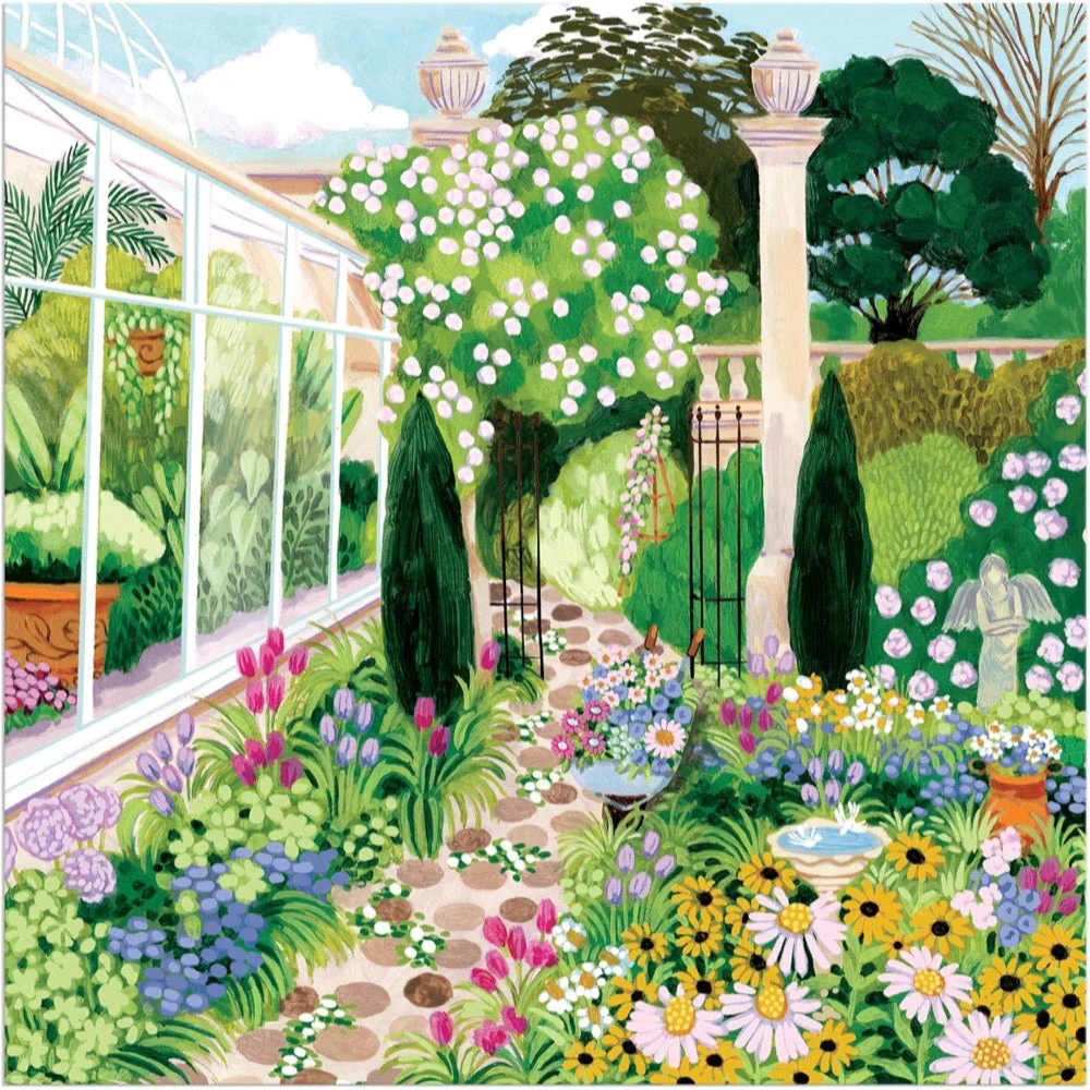 Galison Evergreen Gardens 500pc Jigsaw Puzzle - Image 5