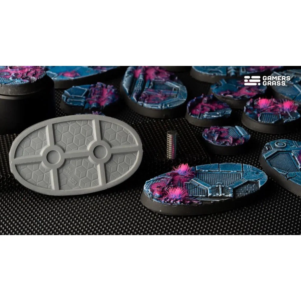 Gamers Grass GGB-AIO60 Alien Infestation Bases Oval 60mm 4pc - Image 2