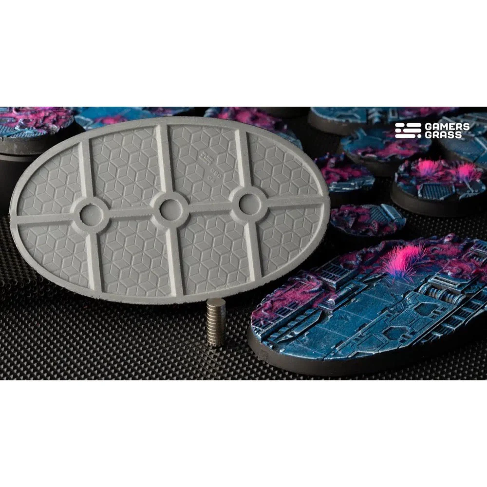 Gamers Grass GGB-AIO90 Alien Infestation Bases Oval 90mm 2pc - Image 2