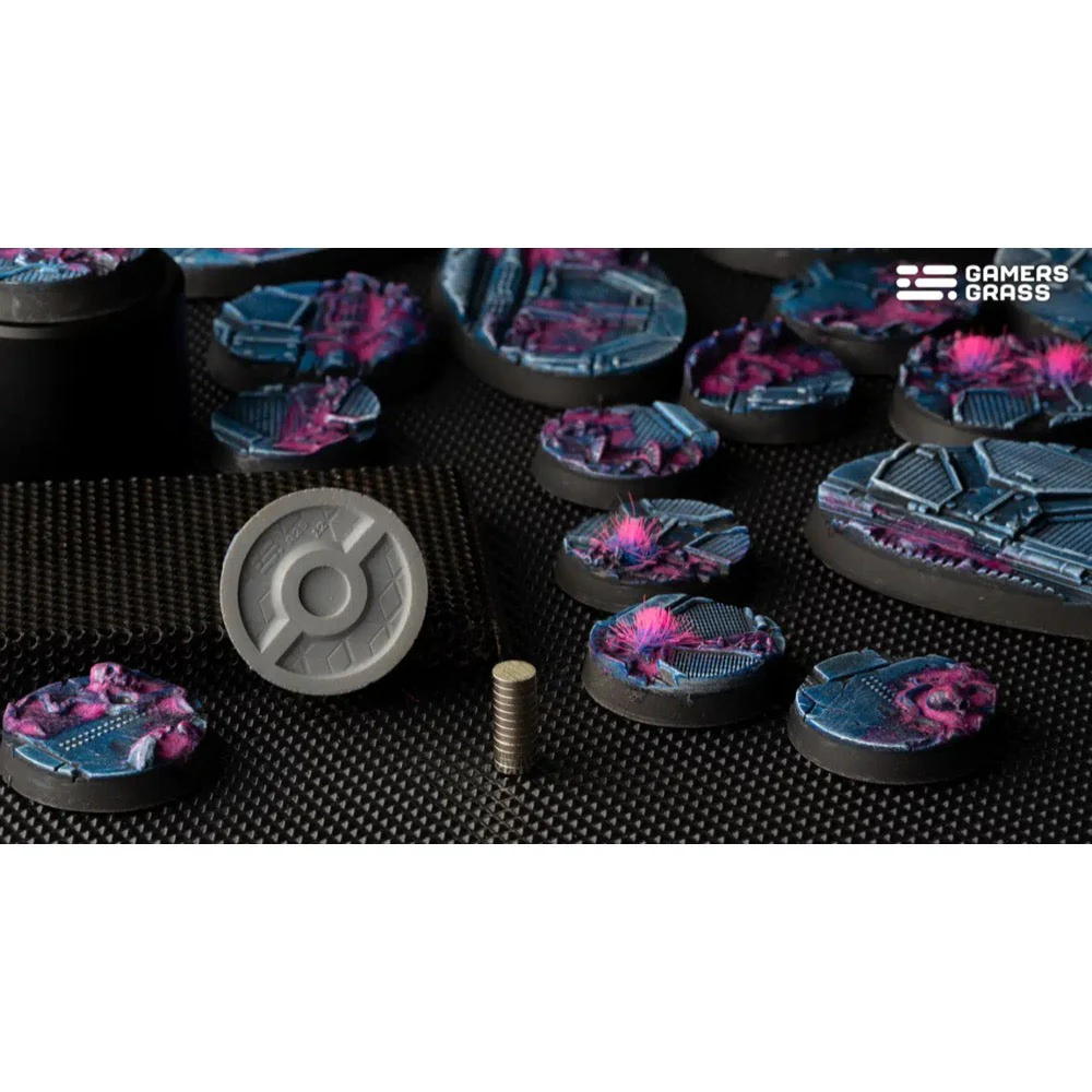 Gamers Grass GGB-AIR25 Alien Infestation Bases Round 25mm 10pc - Image 3