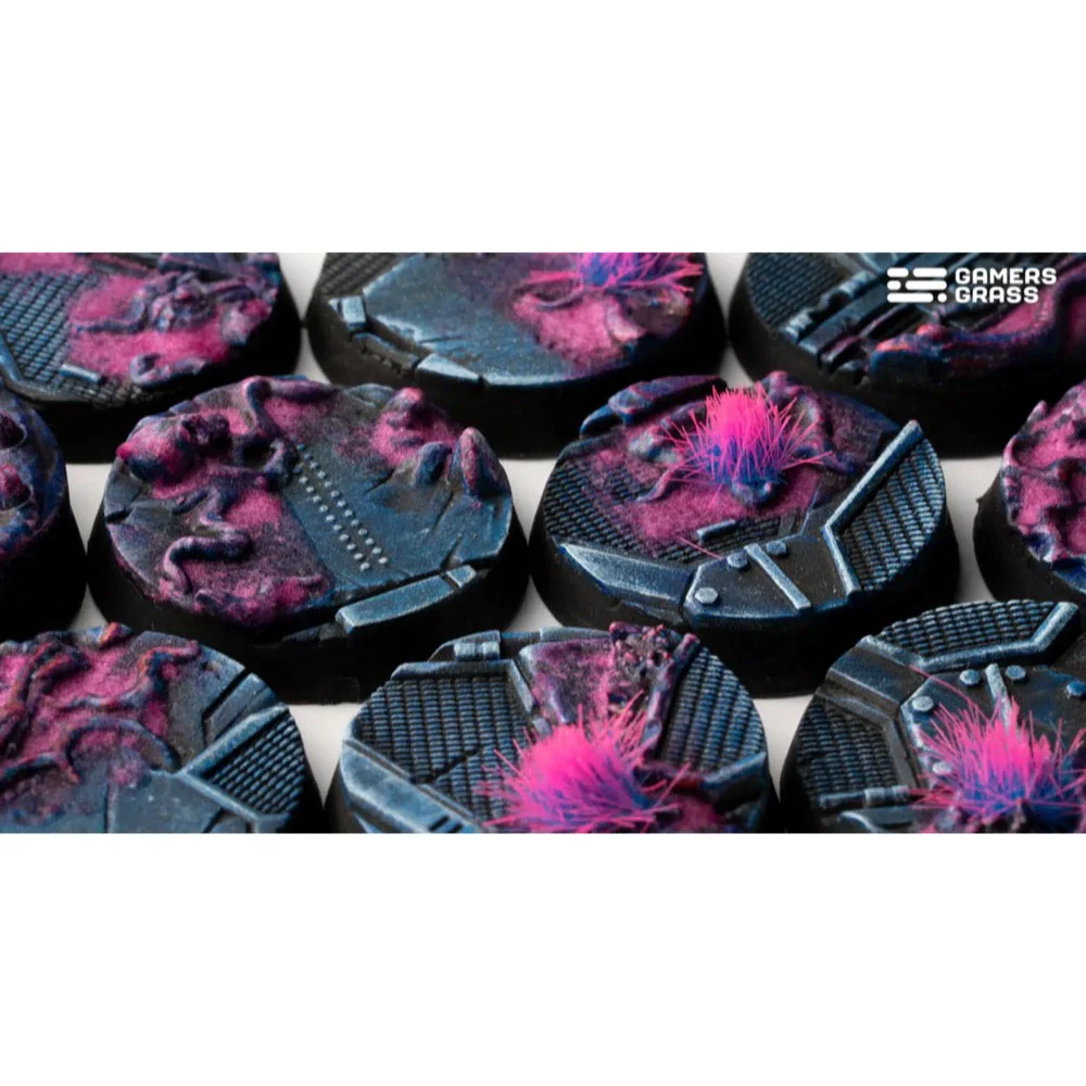 Gamers Grass GGB-AIR25 Alien Infestation Bases Round 25mm 10pc - Image 4