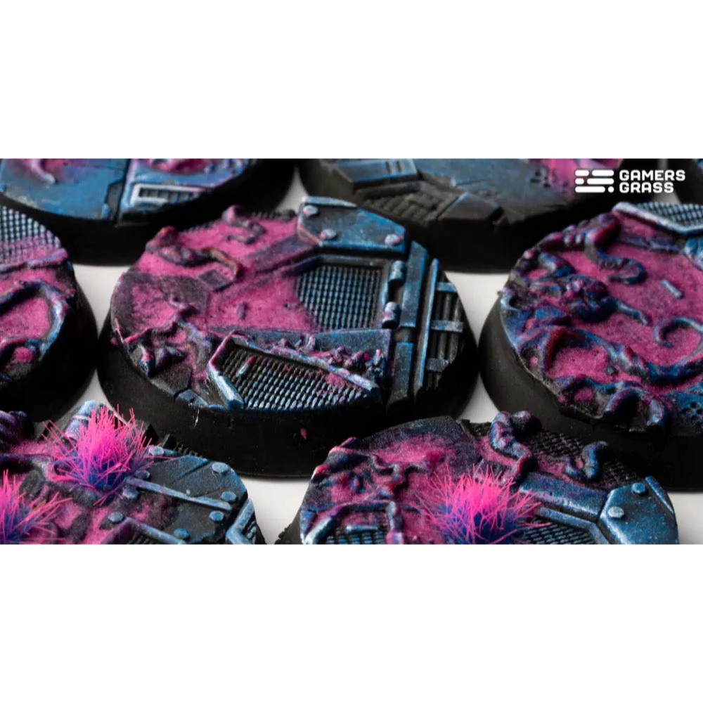 Gamers Grass GGB-AIR32 Alien Infestation Bases Round 32mm 8pc - Image 4