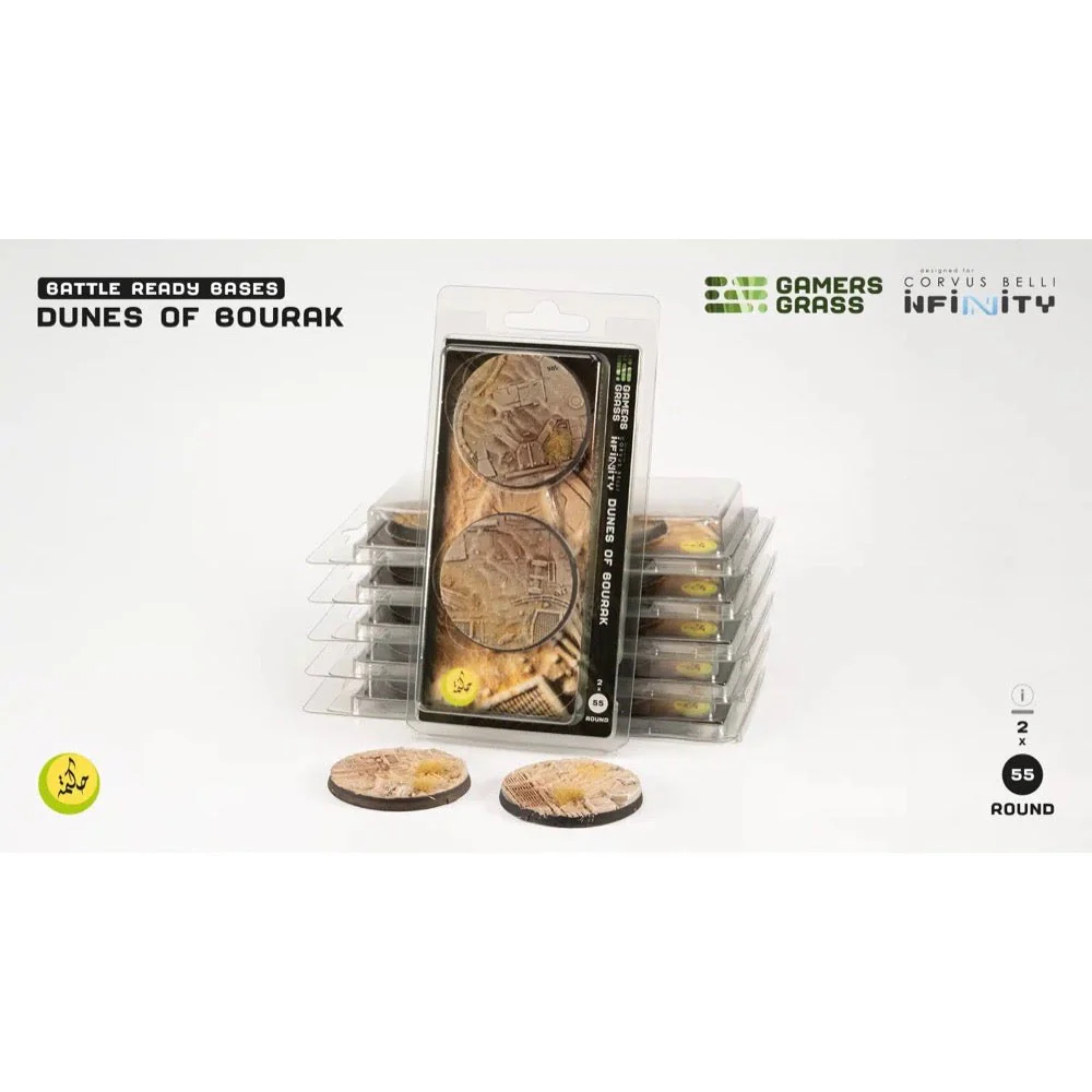 Gamers Grass GGB-DBR55 Dunes of Bourak Round 55mm 2pc - Image 4