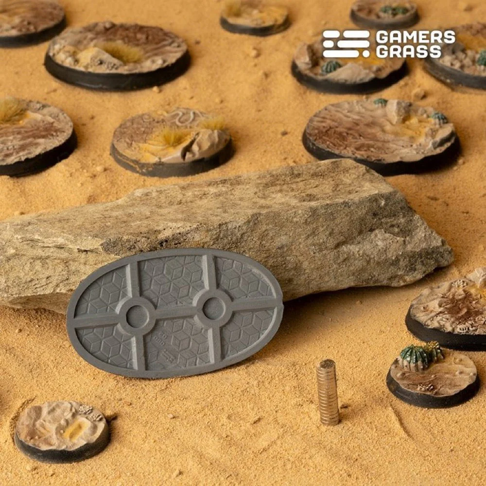 Gamers Grass GGB-DO60 Battle Ready Deserts of Maahl Oval Bases 60mm 4pc - Image 3