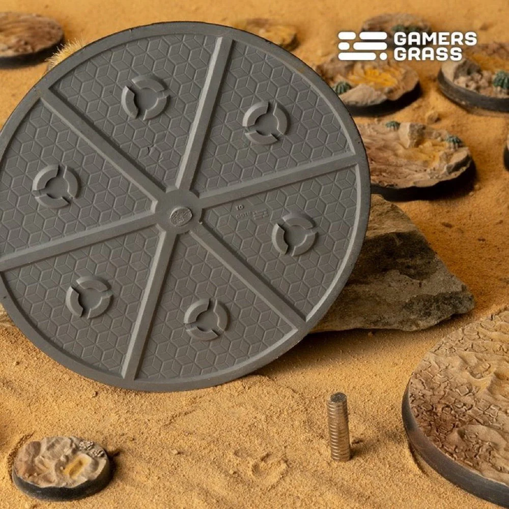 Gamers Grass GGB-DR100 Battle Ready Deserts of Maahl Round Bases 100mm 1pc - Image 3