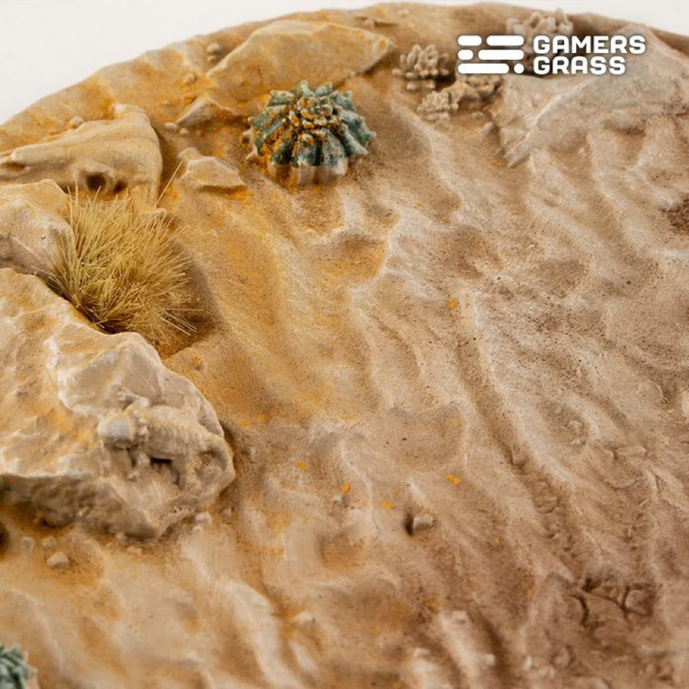 Gamers Grass GGB-DR100 Battle Ready Deserts of Maahl Round Bases 100mm 1pc - Image 4
