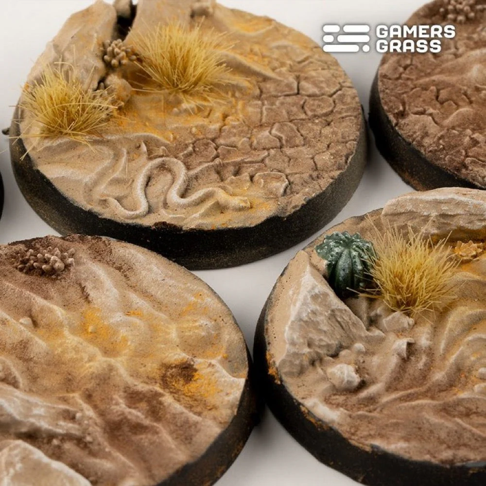 Gamers Grass GGB-DR40 Battle Ready Deserts of Maahl Round Bases 40mm 5pc - Image 3