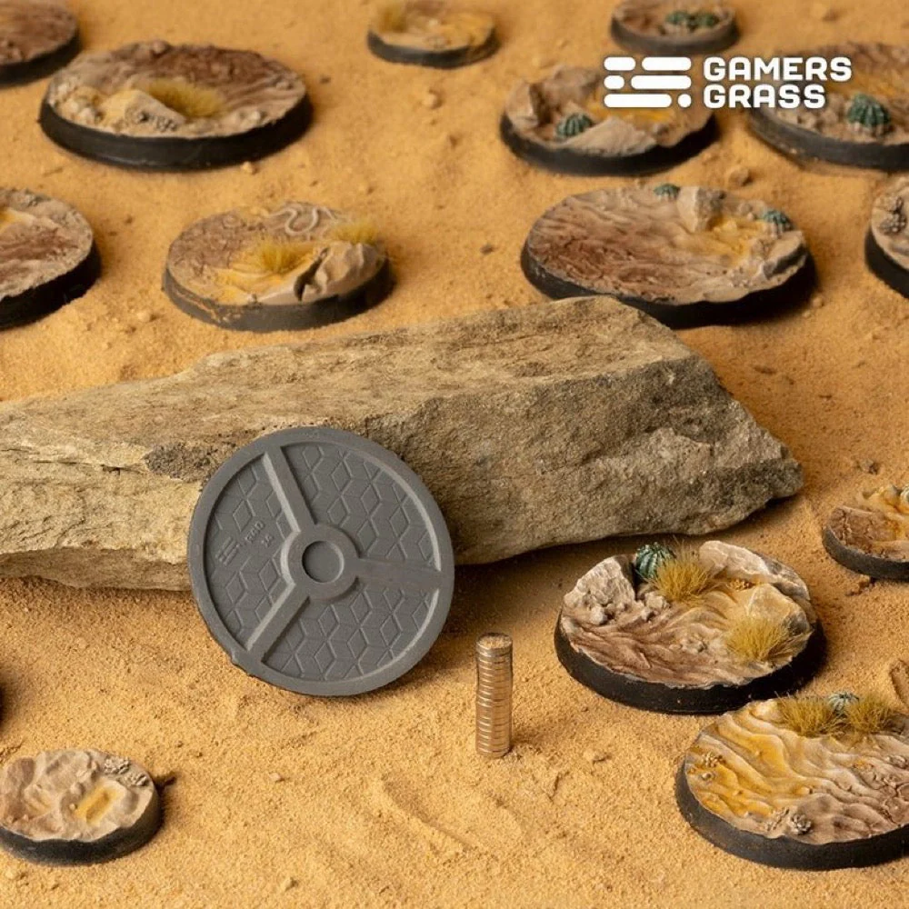 Gamers Grass GGB-DR40 Battle Ready Deserts of Maahl Round Bases 40mm 5pc - Image 4