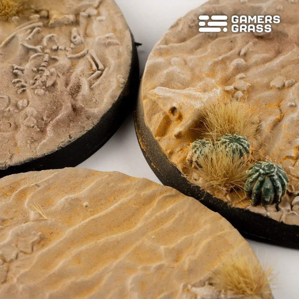 Gamers Grass GGB-DR60 Battle Ready Deserts of Maahl Round Bases 60mm 2pc - Image 3